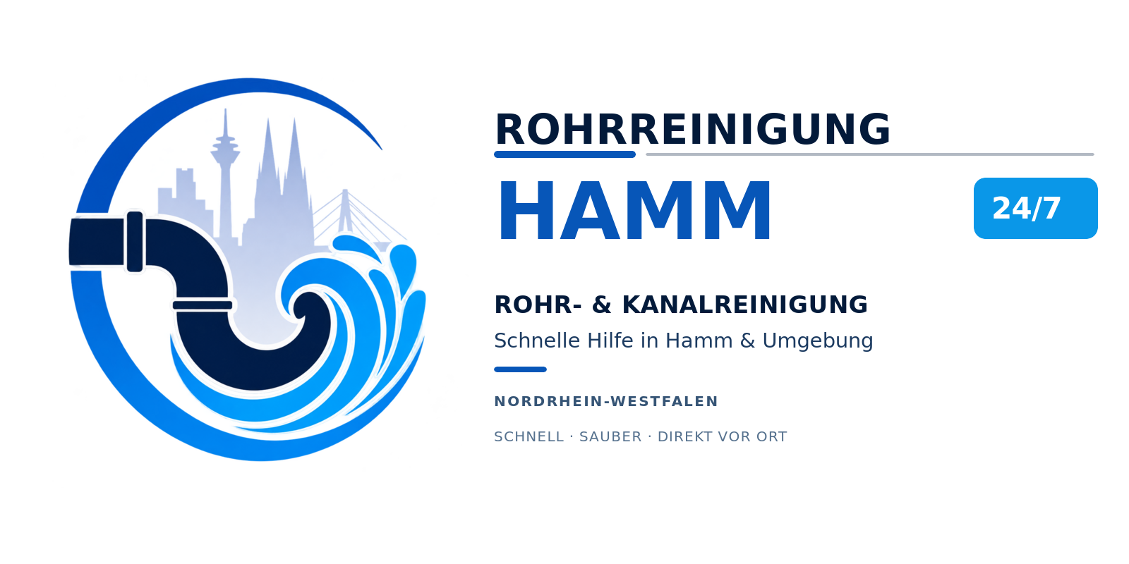 Hamm Rohrreinigung Kanalreinigung Notdienst Logo